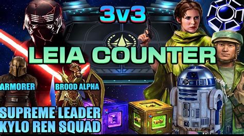 swgoh 3v3 counters for gac.